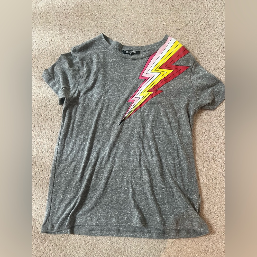 Blank nyc lightning bolt t shirt